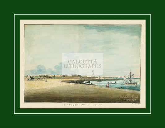North View of Fort William (Code: 053) – Coloured Lithograph