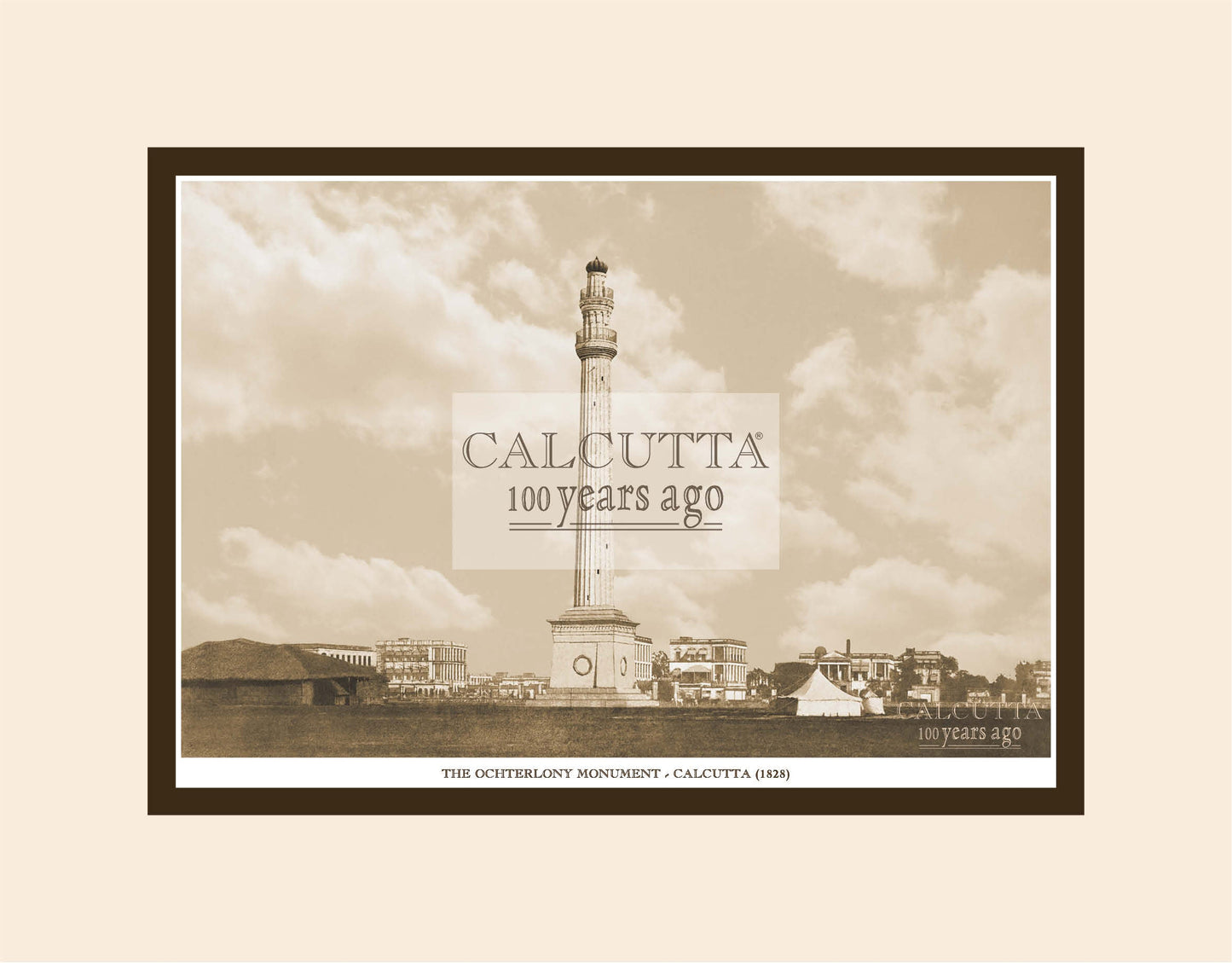 Ochterlony Monument (Code: 97) Mounted Photo Print