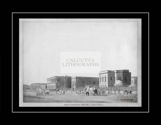 Old Council House (Code: 003) – Black & White Lithograph