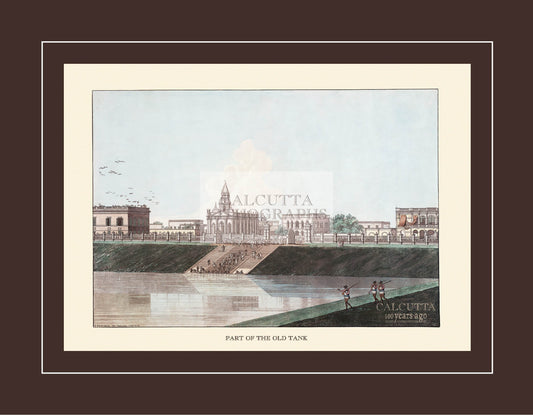 Part of the Old Tank (Code: 061) – Coloured Lithograph