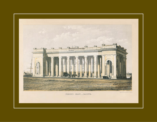 Princep’s Ghaut (Code: 062) – Coloured Lithograph