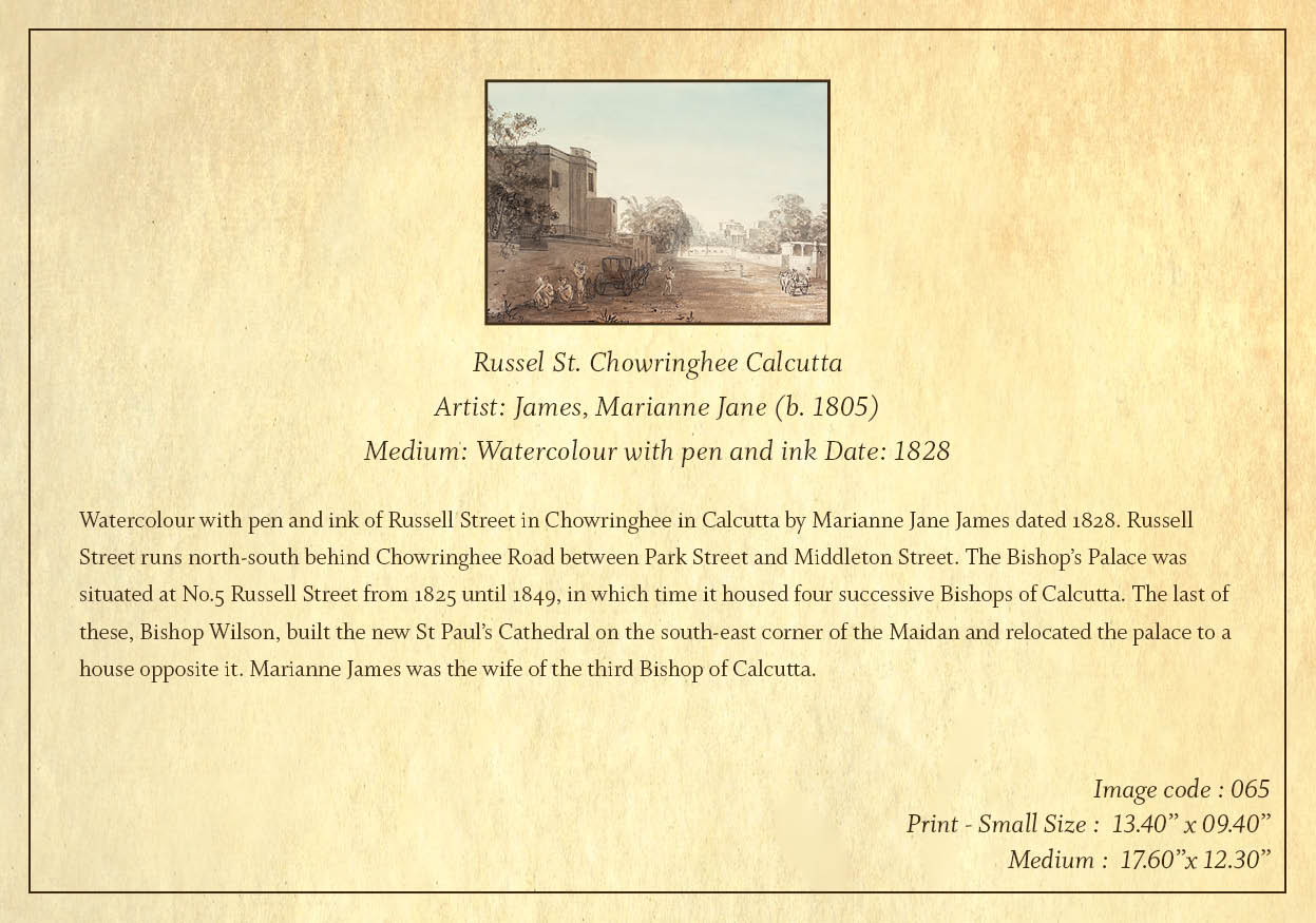 Russel St (Code: 065) – Coloured Lithograph