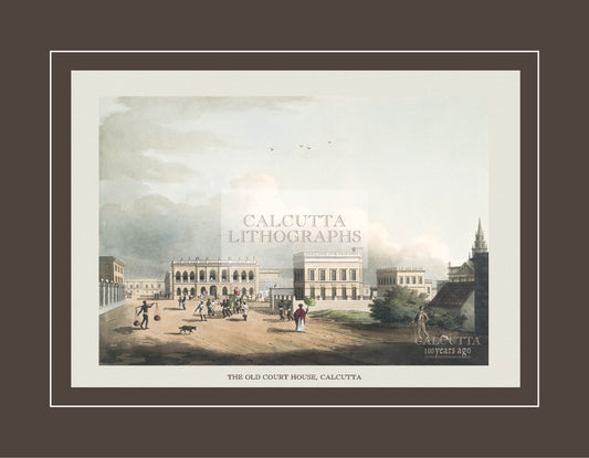 The Old Court House (Code: 077) – Coloured Lithograph