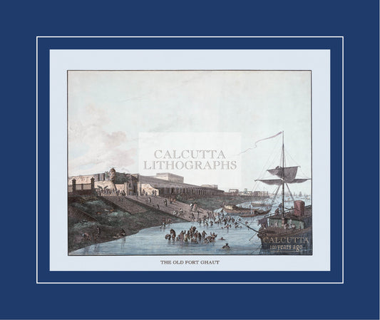 The Old Fort Ghaut (Code: 078) – Coloured Lithograph