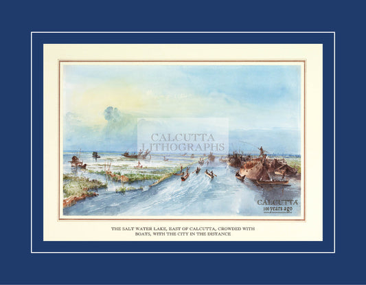 The Salt Water Lake (Code: 079) – Coloured Lithograph